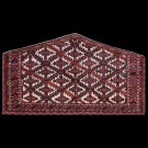 19th Century Central Asian Turkmen Yamoud Asmalyk Rug